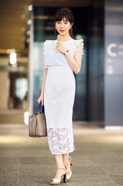 上班穿搭　裙子穿搭 ol套裝